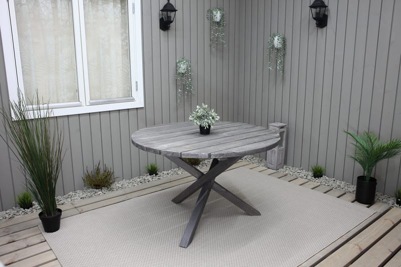 Scottsdale Matbord Utomhus 112 cm Runt Shabby Chic - KWA - Utemöbler - Utebord & trädgårdsbord - Matbord utomhus