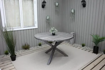 Scottsdale Matbord Utomhus 112 cm Runt Shabby Chic - KWA - Utemöbler - Utebord & trädgårdsbord - Matbord utomhus