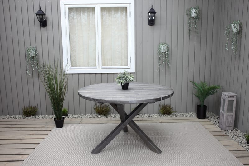 Scottsdale Matbord Utomhus 112 cm Runt Shabby Chic - KWA - Utemöbler - Utebord & trädgårdsbord - Matbord utomhus