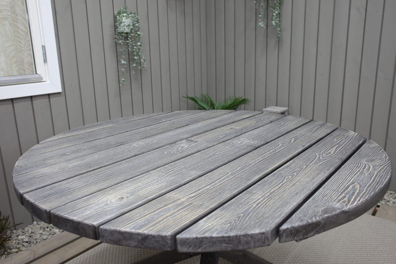 Scottsdale Matbord Utomhus 112 cm Runt Shabby Chic - KWA - Utemöbler - Utebord & trädgårdsbord - Matbord utomhus