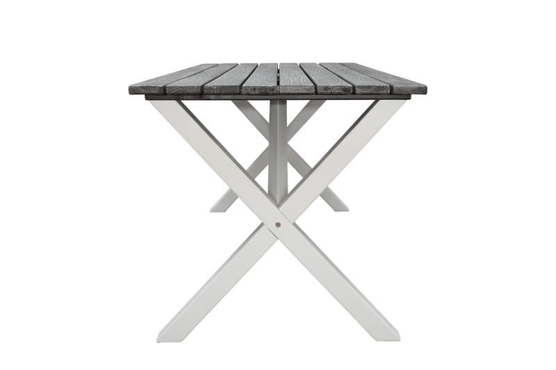 Scottsdale Matbord Utomhus 150 cm Grå/Vit - KWA - Utemöbler - Utebord & trädgårdsbord - Matbord utomhus