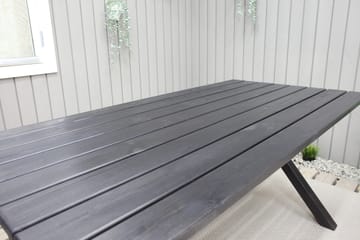 Scottsdale Matbord Utomhus 150 cm Kaffesvart - Kaffesvart - Utemöbler - Utebord & trädgårdsbord - Matbord utomhus
