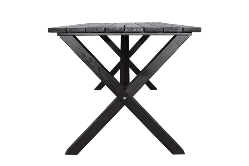Scottsdale Matbord Utomhus 150 cm Kaffesvart - Kaffesvart - Utemöbler - Utebord & trädgårdsbord - Matbord utomhus