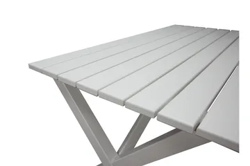 Scottsdale Matbord Utomhus 150x77 cm Vit - KWA - Utemöbler - Utebord & trädgårdsbord - Matbord utomhus