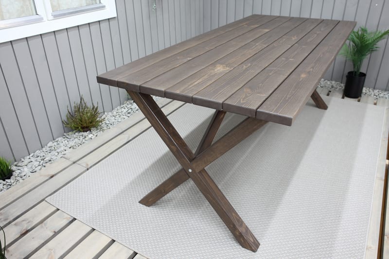Scottsdale Matbord Utomhus 190 cm - Brun - Utemöbler - Utebord & trädgårdsbord - Matbord utomhus