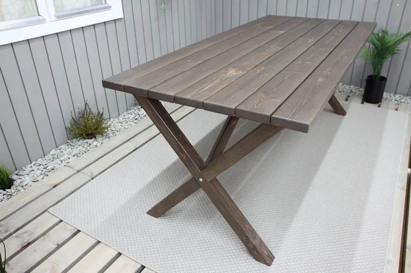 Scottsdale Matbord Utomhus 190 cm - Brun - Utemöbler - Utebord & trädgårdsbord - Matbord utomhus
