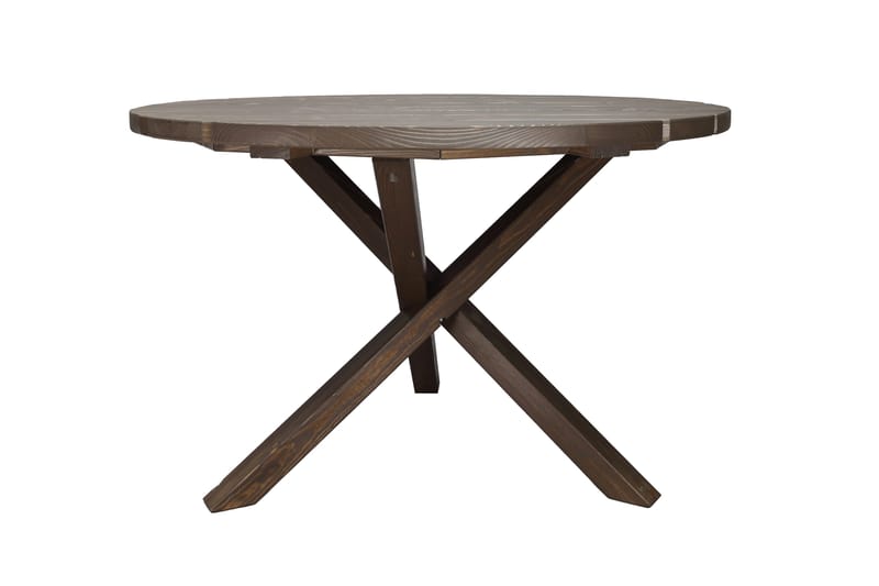 Scottsdale Matbord Utomhus Runt 112 cm - Brun - Utemöbler - Utebord & trädgårdsbord - Matbord utomhus