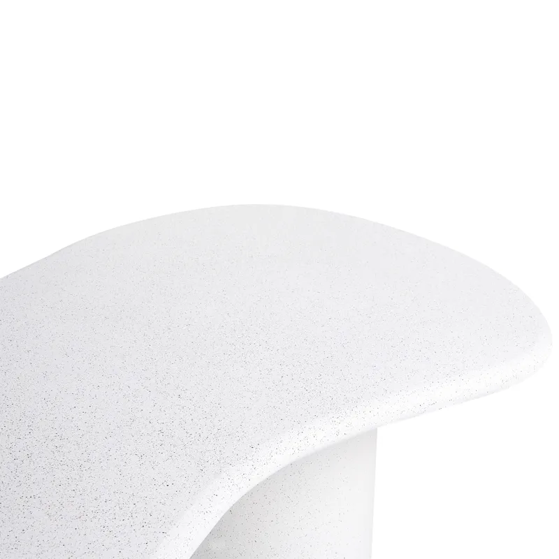 Matbord utomhus Sirmione 200 cm Terrazzoeffekt - Vit - Utemöbler - Utebord & trädgårdsbord - Matbord utomhus