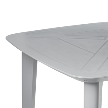 Matbord utomhus Sorico 86 cm 86 cm - Grå - Utemöbler - Utebord & trädgårdsbord - Matbord utomhus