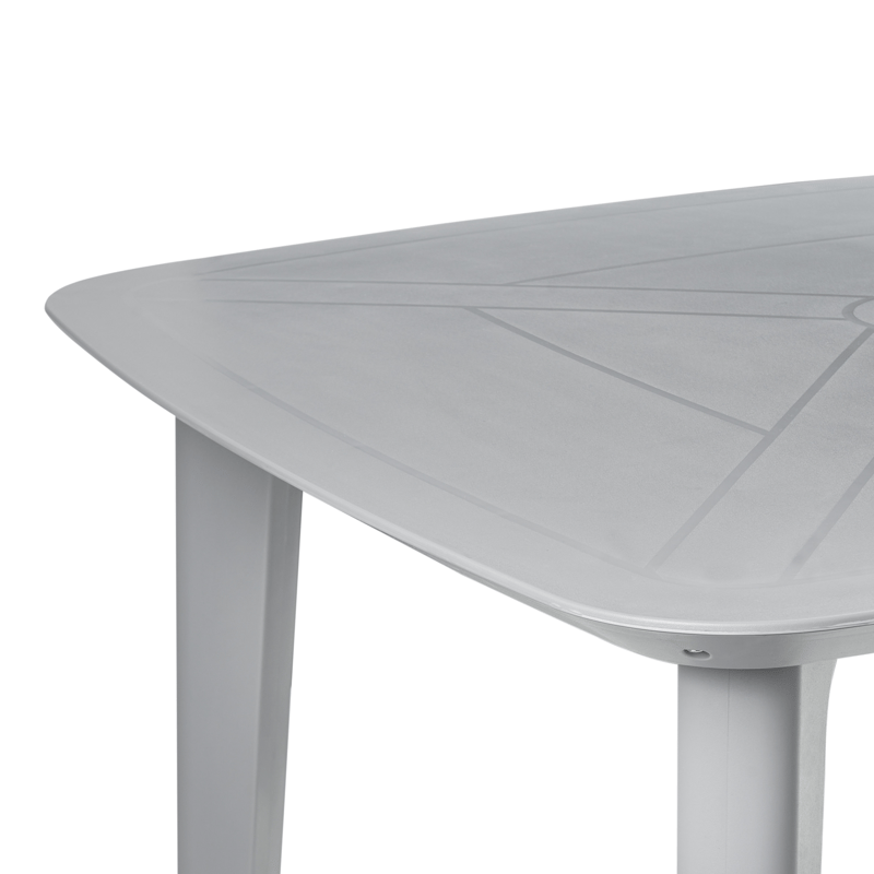 Matbord utomhus Sorico 86 cm 86 cm - Grå - Utemöbler - Utebord & trädgårdsbord - Matbord utomhus