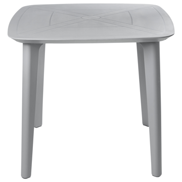 Matbord utomhus Sorico 86 cm 86 cm - Grå - Utemöbler - Utebord & trädgårdsbord - Matbord utomhus