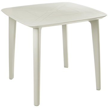 Matbord utomhus Sorico 86x86 cm - Beige - Utemöbler - Utebord & trädgårdsbord - Matbord utomhus
