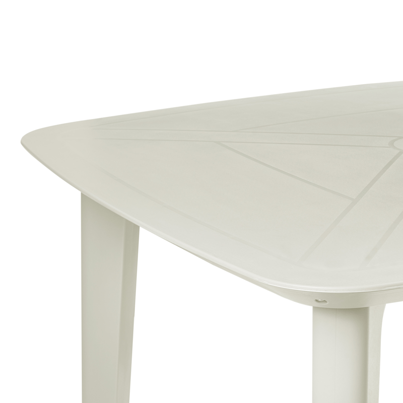 Matbord utomhus Sorico 86x86 cm - Beige - Utemöbler - Utebord & trädgårdsbord - Matbord utomhus