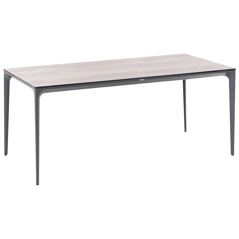 Matbord utomhus Sovareto 180 cm Imitation Av Trä - Grå - Utemöbler - Utebord & trädgårdsbord - Matbord utomhus