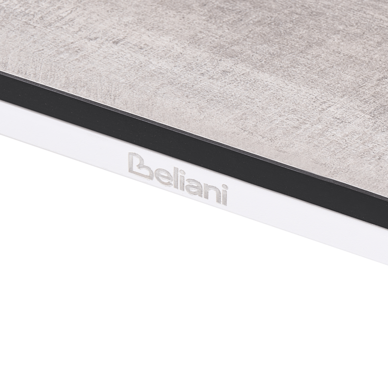 Matbord utomhus Sovareto 90x180 cm Imitation Av Trä - Grå/Vit - Utemöbler - Utebord & trädgårdsbord - Matbord utomhus