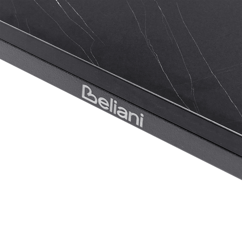 Matbord utomhus Sovareto 90x180 cm Marmoreffekt - Svart/Grå - Utemöbler - Utebord & trädgårdsbord - Matbord utomhus