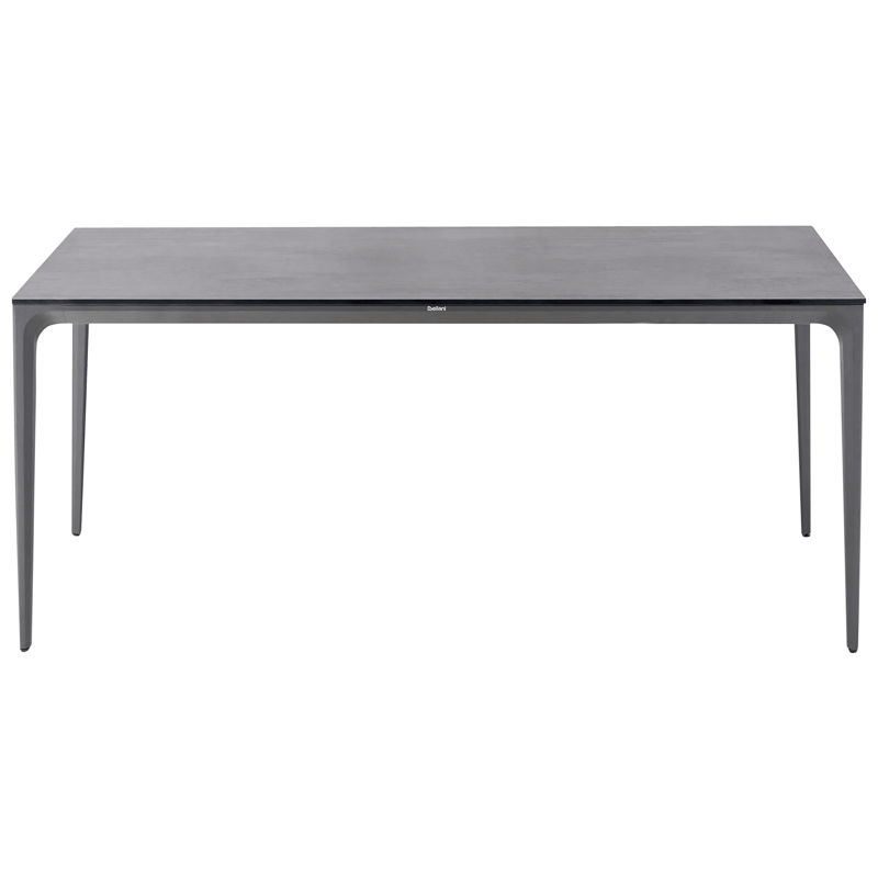 Matbord utomhus Sovareto 90x180 cm Steneffekt - Grå - Utemöbler - Utebord & trädgårdsbord - Matbord utomhus