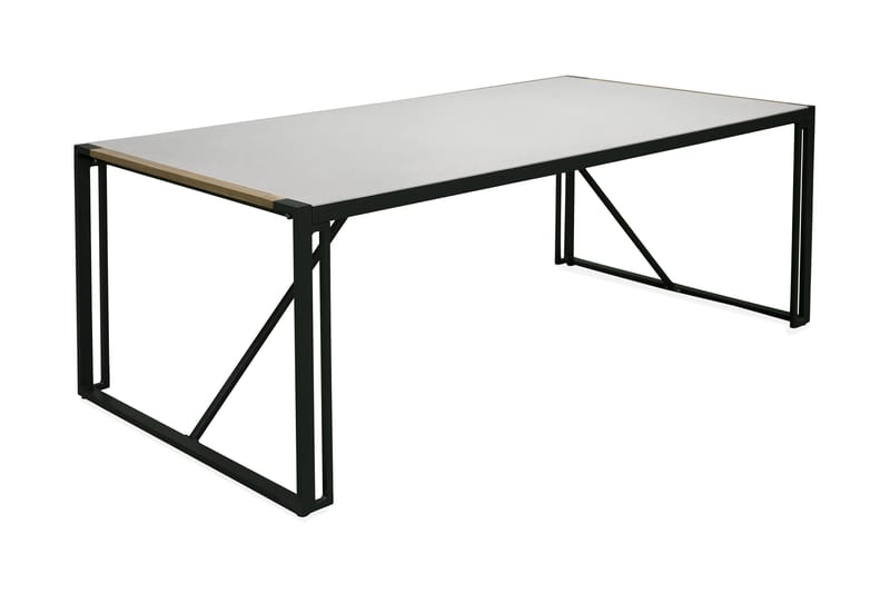Texas Matbord Utomhus 200 cm - Svart/Grå - Utemöbler - Utebord & trädgårdsbord - Matbord utomhus