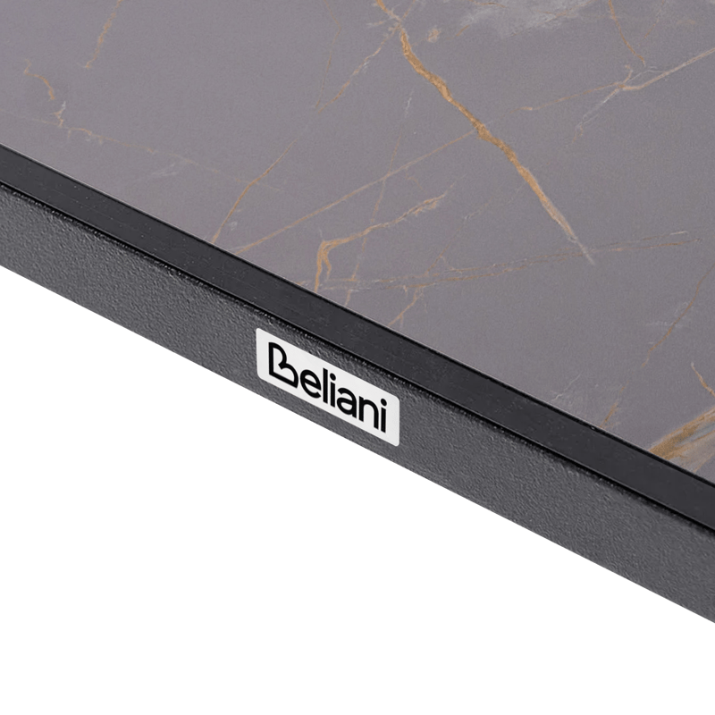 Matbord utomhus Tolentino 90x180 cm Marmoreffekt - Grå - Utemöbler - Utebord & trädgårdsbord - Matbord utomhus