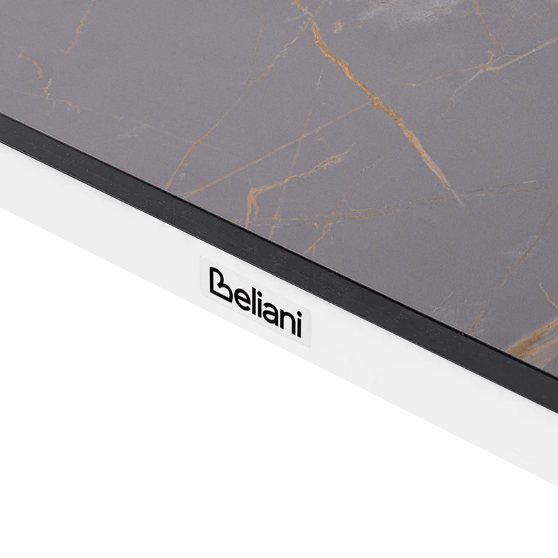 Matbord utomhus Tolentino 90x180 cm Marmoreffekt - Vit/Grå - Utemöbler - Utebord & trädgårdsbord - Matbord utomhus