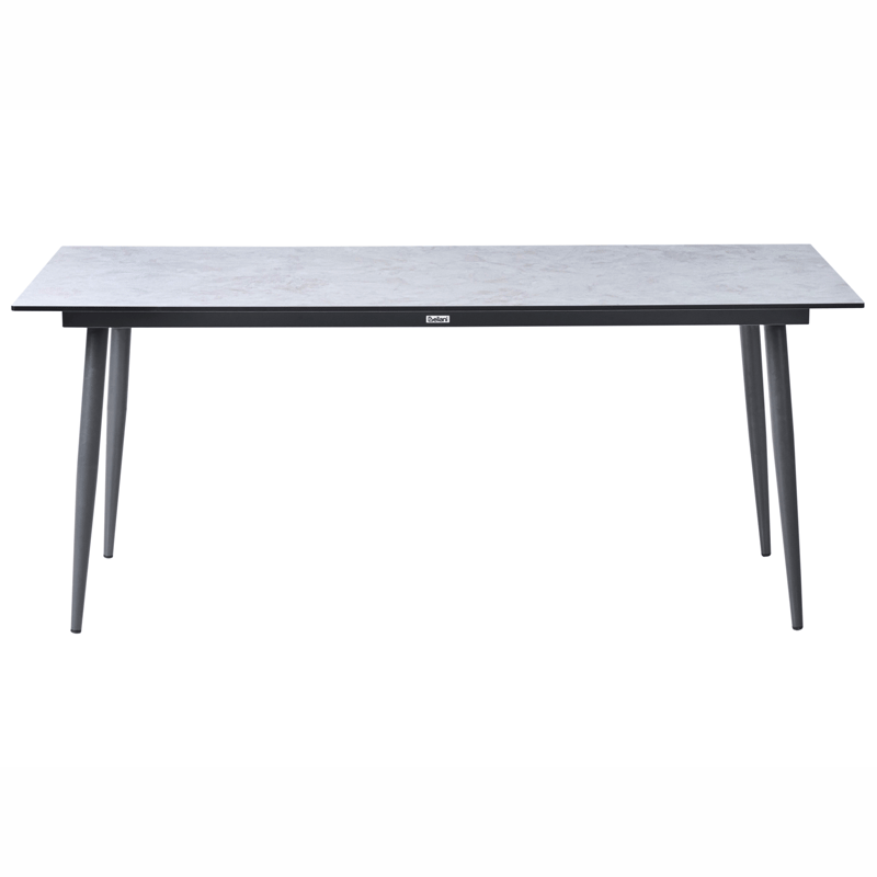 Matbord utomhus Tolentino 90x180 cm Steneffekt - Grå - Utemöbler - Utebord & trädgårdsbord - Matbord utomhus