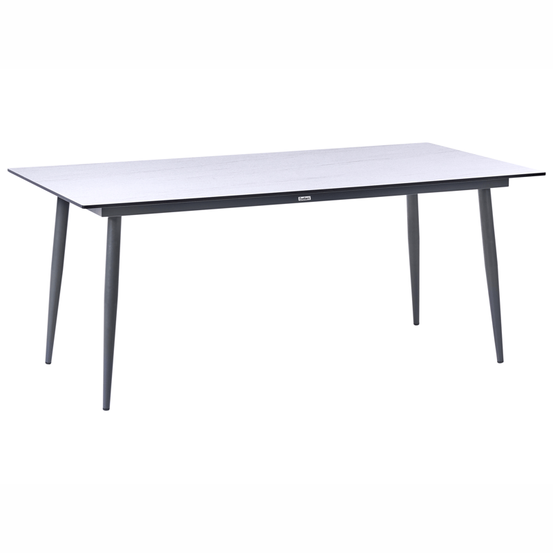 Matbord utomhus Tolentino 90x180 cm Steneffekt, Grå/Beige