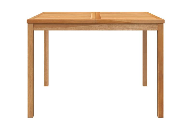 Trädgårdsbord 110x110x77 cm massiv teak - Brun - Utemöbler - Utebord & trädgårdsbord - Matbord utomhus