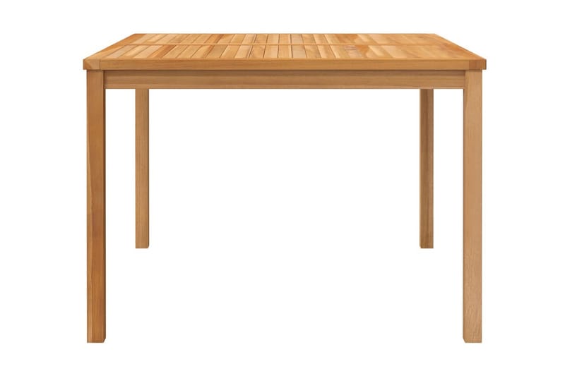 Trädgårdsbord 110x110x77 cm massiv teak - Brun - Utemöbler - Utebord & trädgårdsbord - Matbord utomhus