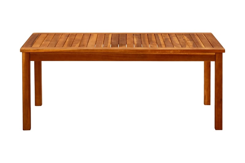 Trädgårdsbord 110x60x45 cm massivt akaciaträ - Brun - Utemöbler - Utebord & trädgårdsbord - Matbord utomhus