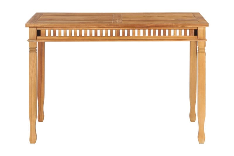 Trädgårdsbord 120x65x80 cm massiv teak - Brun - Matbord utomhus