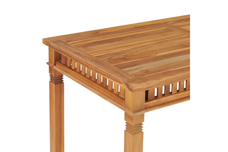 Trädgårdsbord 120x65x80 cm massiv teak - Brun - Utemöbler - Utebord & trädgårdsbord - Matbord utomhus
