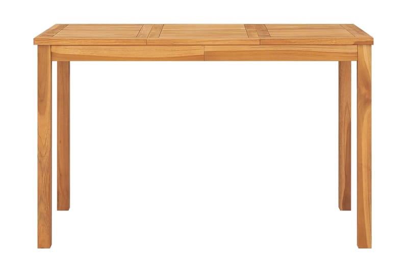 Trädgårdsbord 120x70x77 cm massiv teak - Brun - Utemöbler - Utebord & trädgårdsbord - Matbord utomhus