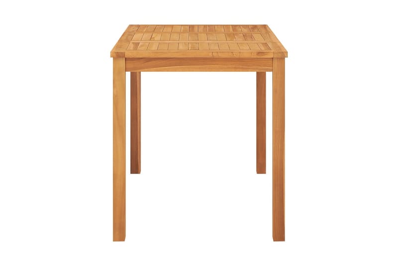 Trädgårdsbord 120x70x77 cm massiv teak - Brun - Utemöbler - Utebord & trädgårdsbord - Matbord utomhus