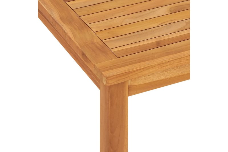 Trädgårdsbord 120x70x77 cm massiv teak - Brun - Utemöbler - Utebord & trädgårdsbord - Matbord utomhus