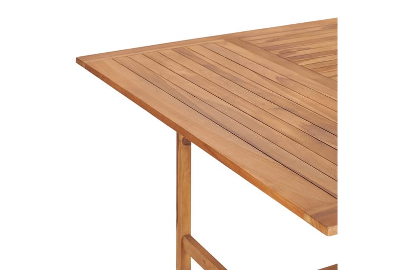Trädgårdsbord 150x150x76 cm massiv teak - Brun - Utemöbler - Utebord & trädgårdsbord - Matbord utomhus