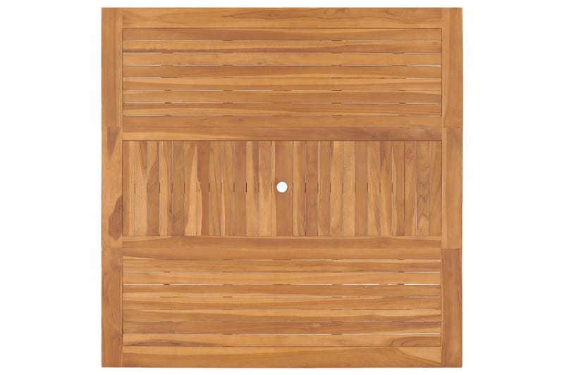 Trädgårdsbord 150x150x76 cm massiv teak - Brun - Utemöbler - Utebord & trädgårdsbord - Matbord utomhus