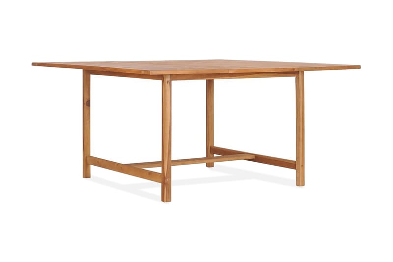 Trädgårdsbord 150x150x76 cm massiv teak - Brun - Utemöbler - Utebord & trädgårdsbord - Matbord utomhus