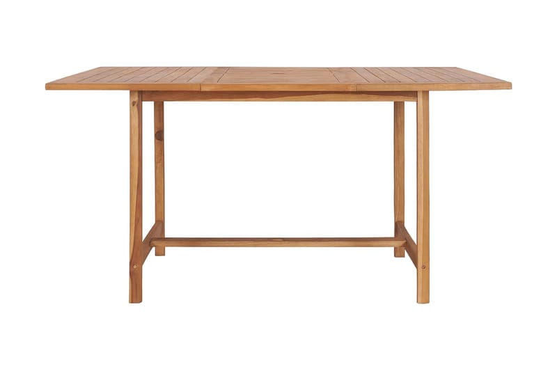 Trädgårdsbord 150x150x76 cm massiv teak - Brun - Utemöbler - Utebord & trädgårdsbord - Matbord utomhus