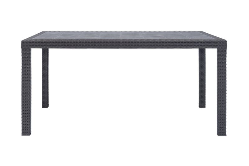 Trädgårdsbord 150x90x72 cm konstrotting brun - Brun - Utemöbler - Utebord & trädgårdsbord - Matbord utomhus