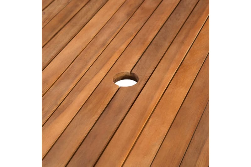 Trädgårdsbord 150x90x74 cm massivt akaciaträ - Brun - Utemöbler - Utebord & trädgårdsbord - Matbord utomhus
