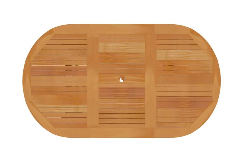 Trädgårdsbord 150x90x75 cm massiv teak - Vit - Utemöbler - Utebord & trädgårdsbord - Matbord utomhus