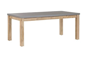 Trädgårdsbord 180 x 90 cm grå OSTUNI - Grå - Utemöbler - Utebord & trädgårdsbord - Matbord utomhus