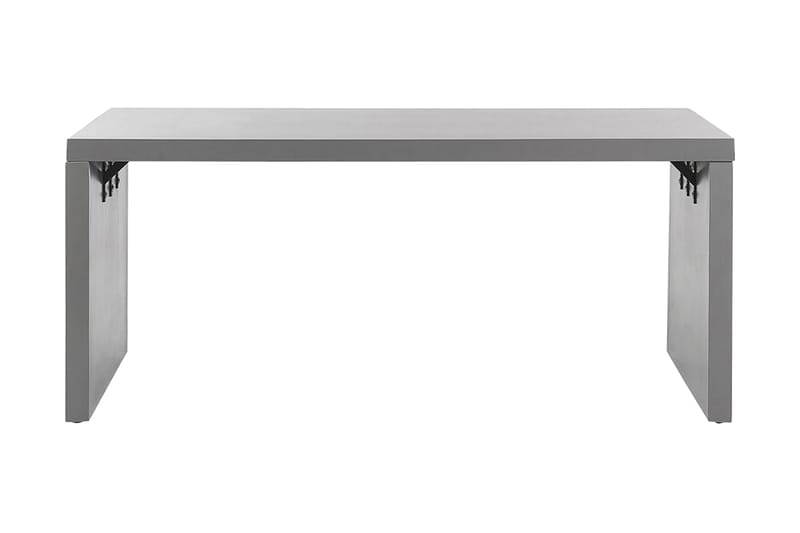 Trädgårdsbord 180 x 90 cm grå U-formad TARANTO - Grå - Utemöbler - Utebord & trädgårdsbord - Matbord utomhus