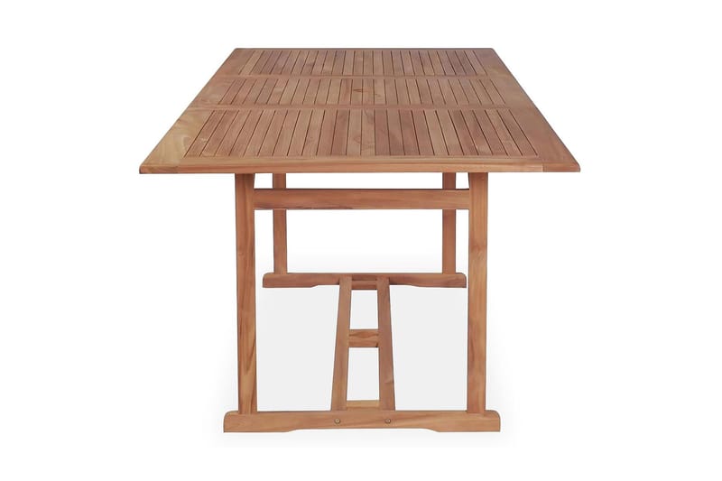 Trädgårdsbord 180x90x75 cm massiv teak - Brun - Utemöbler - Utebord & trädgårdsbord - Matbord utomhus