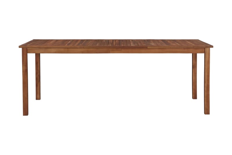 Trädgårdsbord 200x100x74 cm massivt akaciaträ - Brun - Utemöbler - Utebord & trädgårdsbord - Matbord utomhus