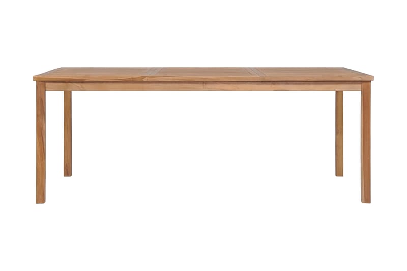 Trädgårdsbord 200x100x77 cm massiv teak - Brun - Utemöbler - Utebord & trädgårdsbord - Matbord utomhus