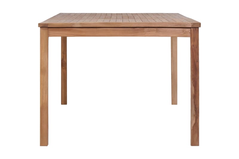 Trädgårdsbord 200x100x77 cm massiv teak - Brun - Utemöbler - Utebord & trädgårdsbord - Matbord utomhus