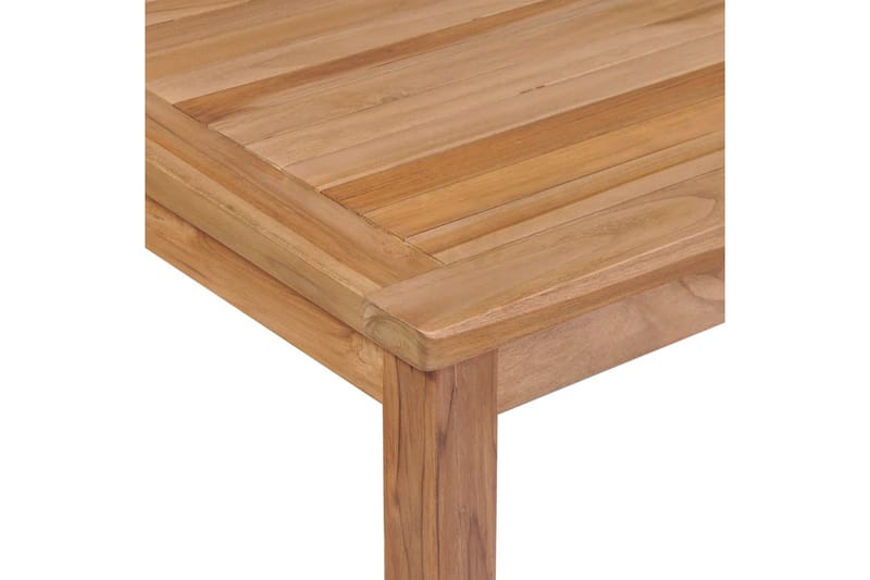 Trädgårdsbord 200x100x77 cm massiv teak - Brun - Utemöbler - Utebord & trädgårdsbord - Matbord utomhus