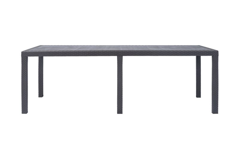 Trädgårdsbord 220x90x72 cm konstrotting brun - Brun - Utemöbler - Utebord & trädgårdsbord - Matbord utomhus