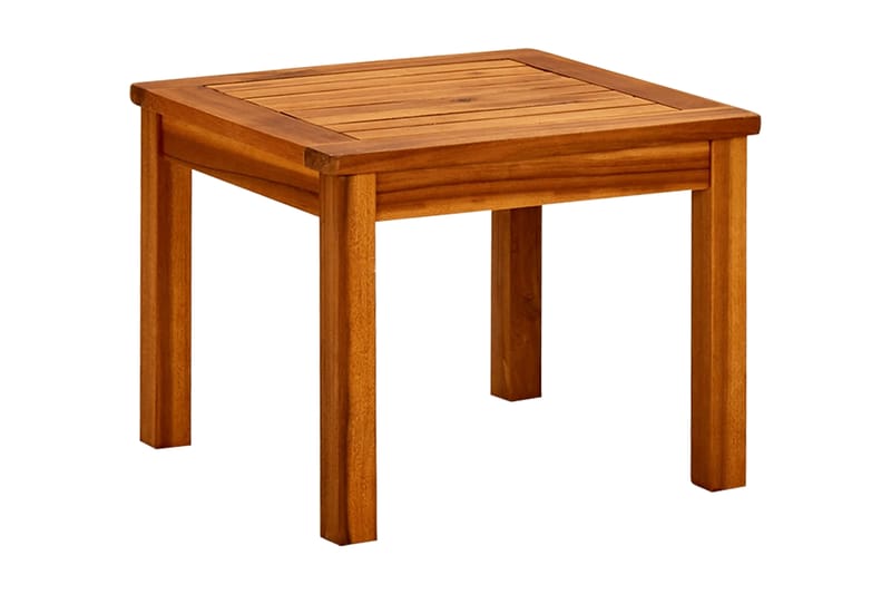 Trädgårdsbord 45x45x36 cm massivt akaciaträ - Brun - Utemöbler - Utebord & trädgårdsbord - Matbord utomhus